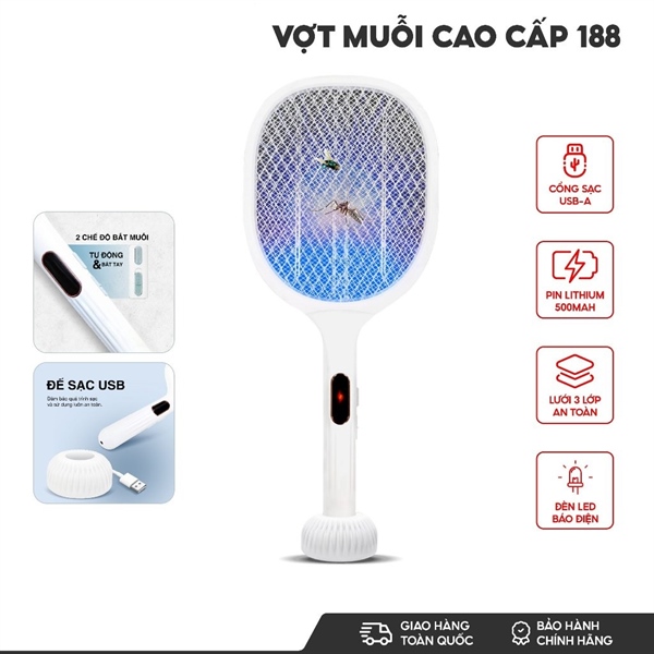 Vợt muỗi Hoa Linh tự động 188