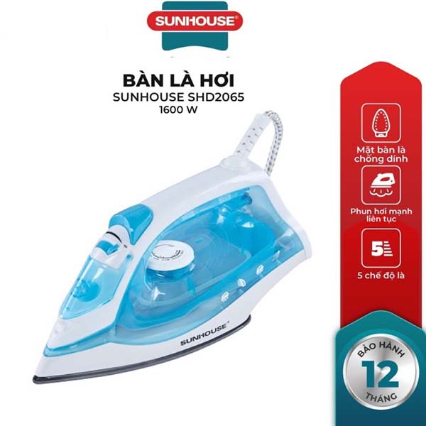 Bàn là hơi nước Sunhouse SHD2065