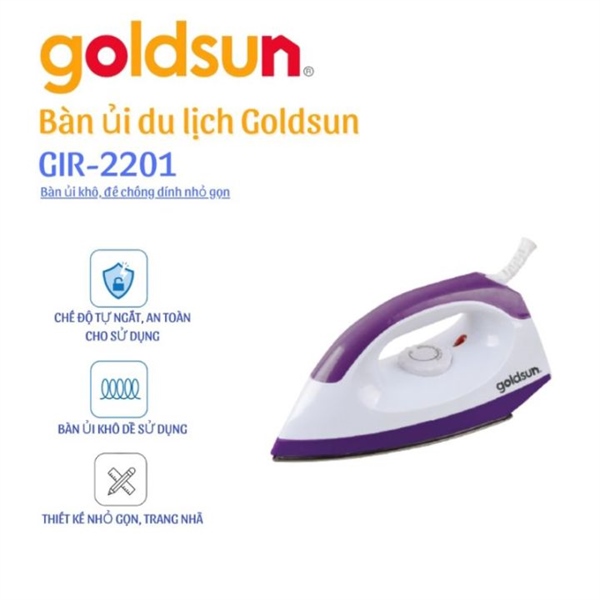 Bàn là khô Goldsun GIR2201