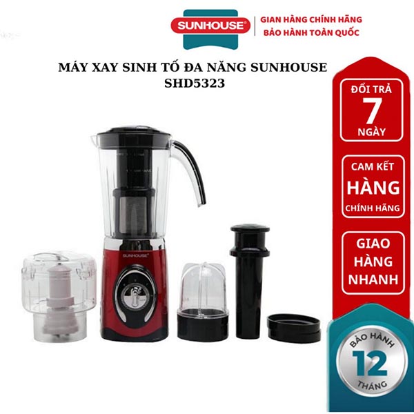 Máy xay sinh tố Sunhouse đa năng SHD5323