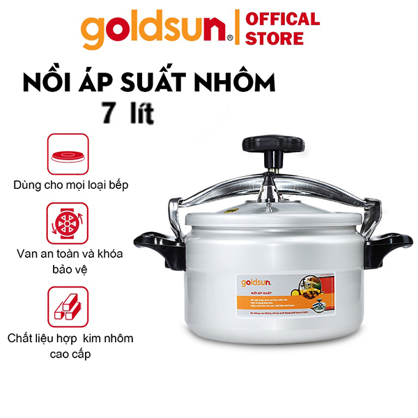 Nồi áp suất đun ga từ - Goldsun GPC1930-07IH 7L