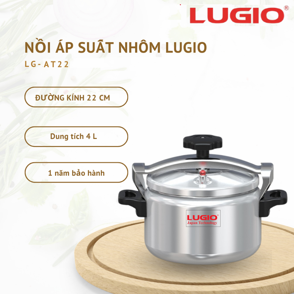 Nồi áp suất Lugio AT22