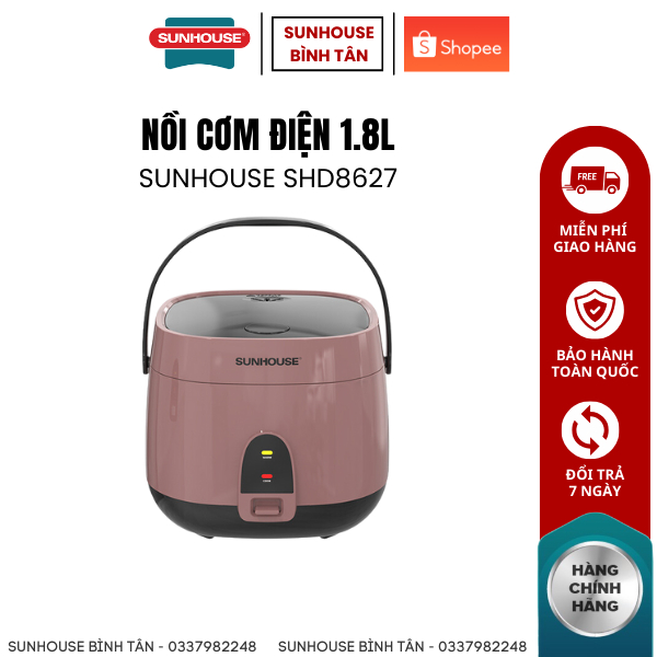 Nồi cơm điện 1.8L Sunhouse SHD8627