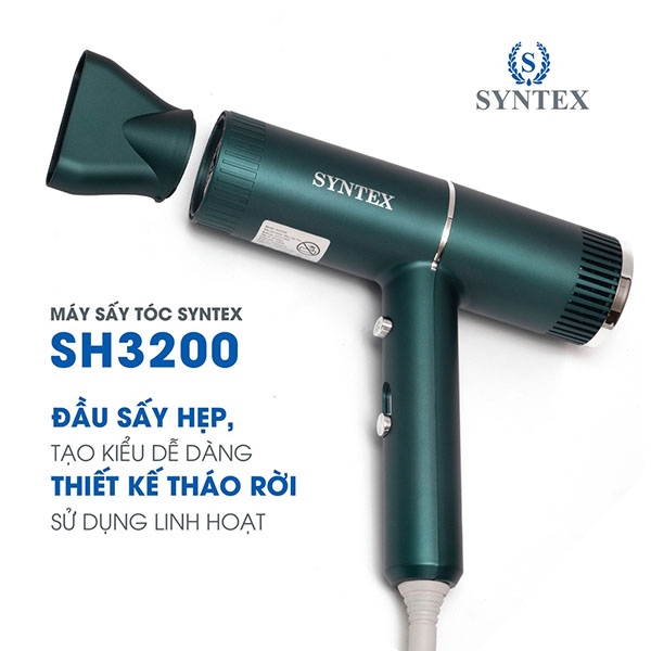 Máy sấy tóc nóng lạnh 3200W SYNTEX SH3200