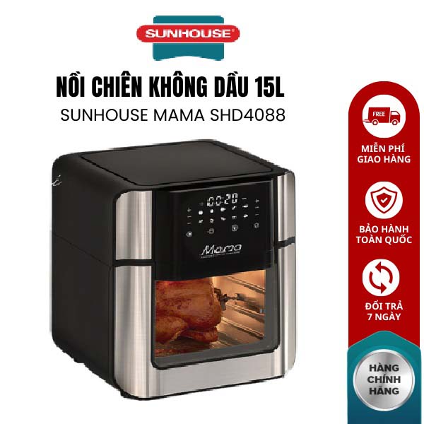 Nồi chiên không dầu Sunhouse 15L SHD4088