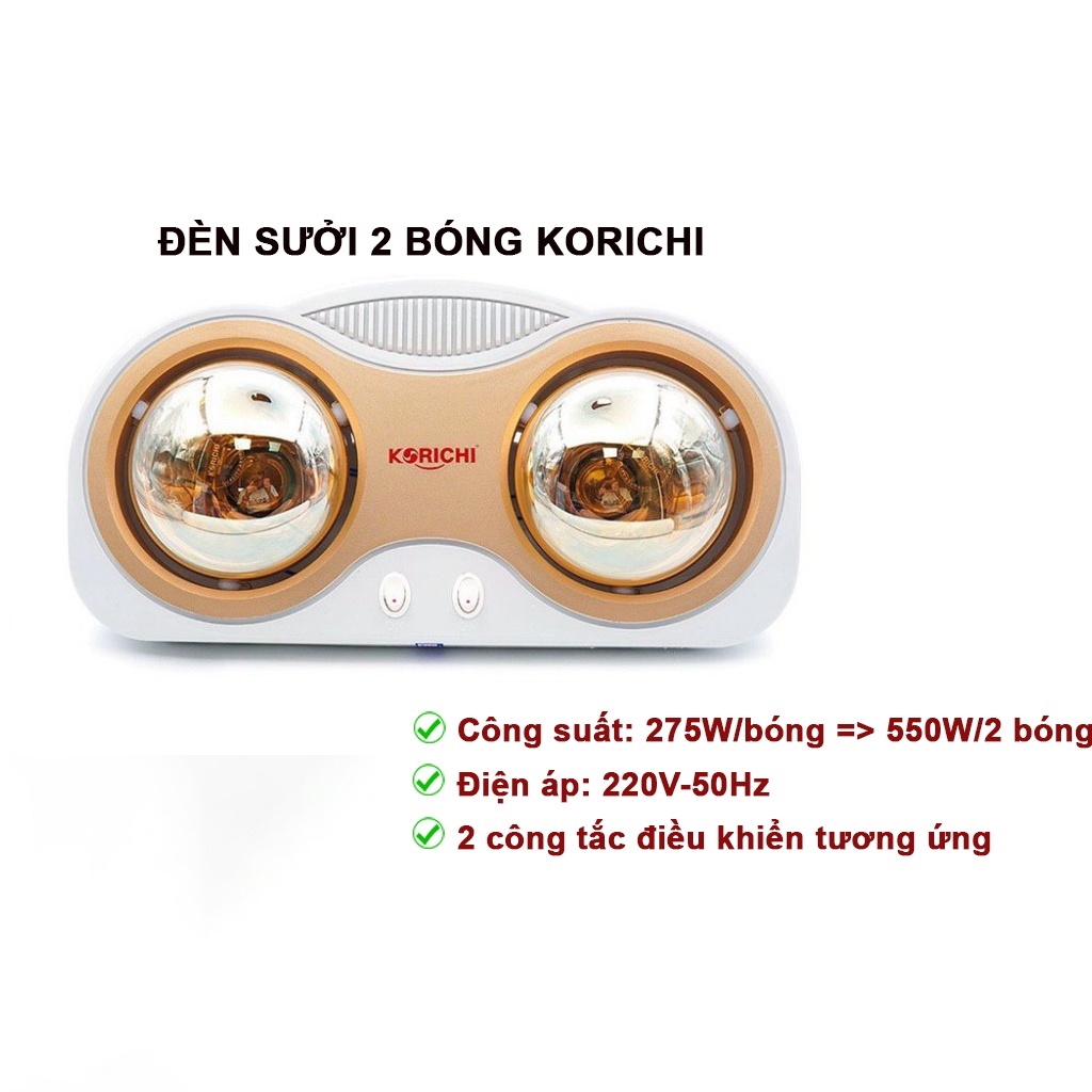 Bóng đèn sưởi Korichi KRC2802